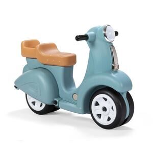 Step2 Ride Along Aqua Scooter Toddler Foot-to-Floor Riding Toy for Ages 18M-4Y